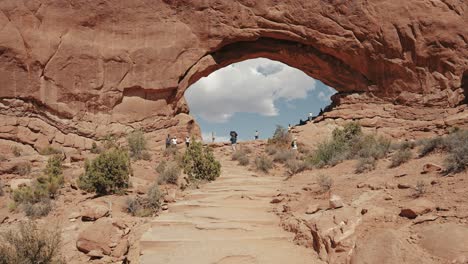 experience the natural beauty of north window arch in arches national park, utah. marvel at the incredible sandstone arch that frames the stunning desert landscape.

shot in 4k with sony a7s iii.