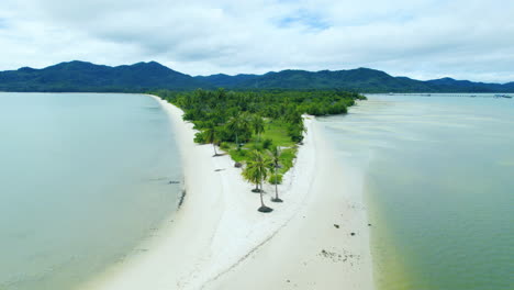 aerial-view-of-a-wonderful-exotic-tropical-beach-Phuket,-Phuket,-Thailand