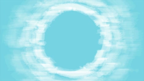 azul cyan glitch láser círculos de neón fondo de movimiento abstracto