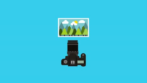 cámaras fotográficas y fotografías de paisajes