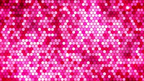 red electric lightning honeycomb background. glowing electric hexagon with shining light. business technology loop animation.