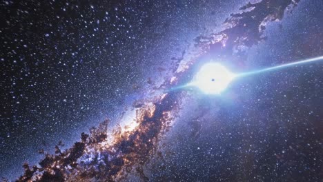 a mesmerizing wide-angle shot of the milky way galaxy, showcasing a dense star field