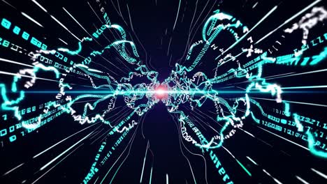digital binary data stream tunnel