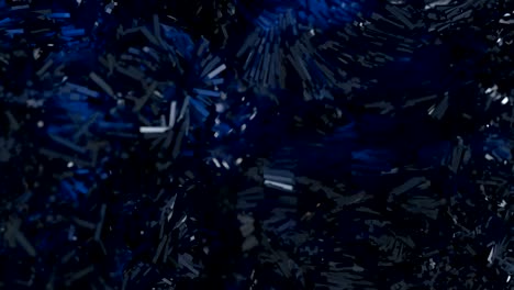 abstract cubic forms explode across the frame.