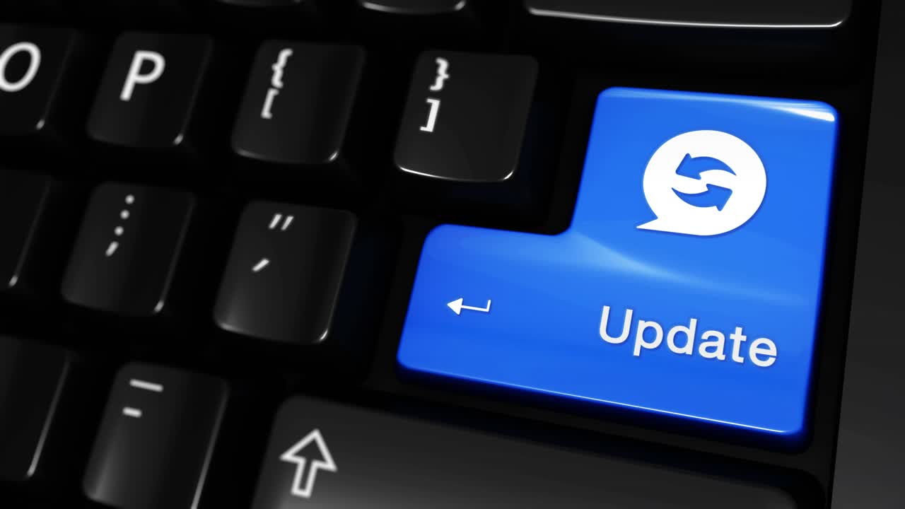 Update button on a computer keyboard