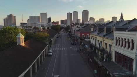 aerial view of the french quarter