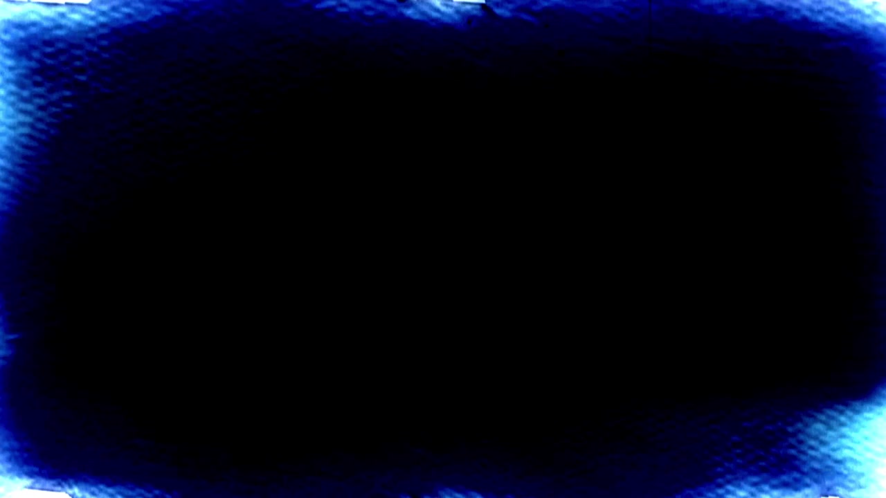 Vintage Film Frame Overlay with Blue Vignette and Scratches