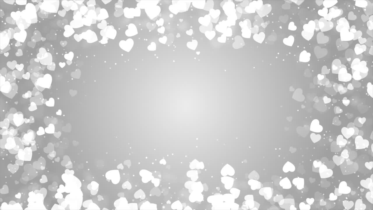Abstract Grey Heart Background