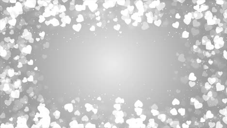 abstract grey heart background
