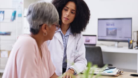 Mujer-Mayor,-Apoyo-Médico