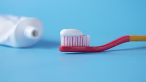 toothbrush and toothpaste