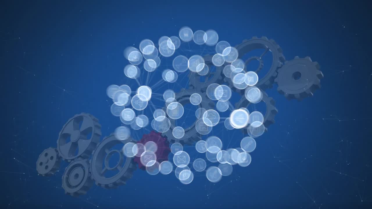 iconos de internet vinculados entre sí