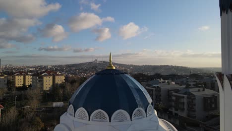 fatma cengiz mosque drone video kandilli uskudar