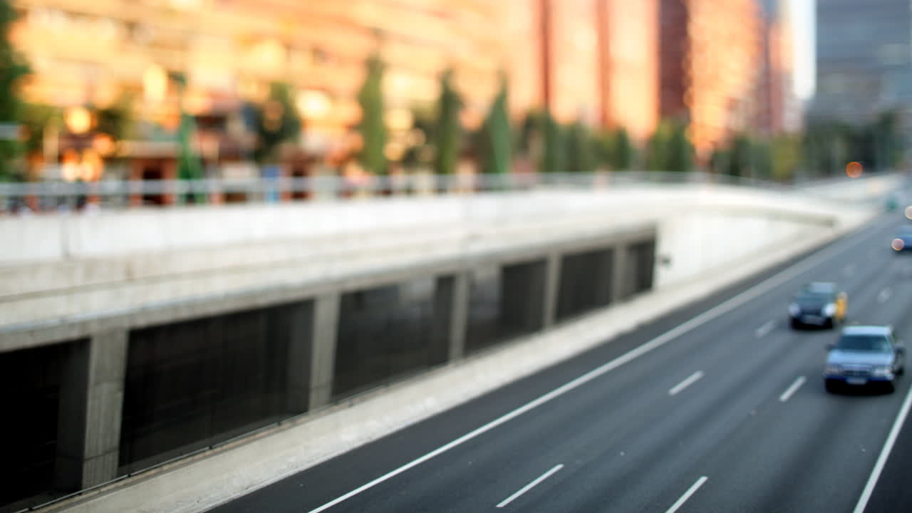 바르셀로나 교통 황혼 09