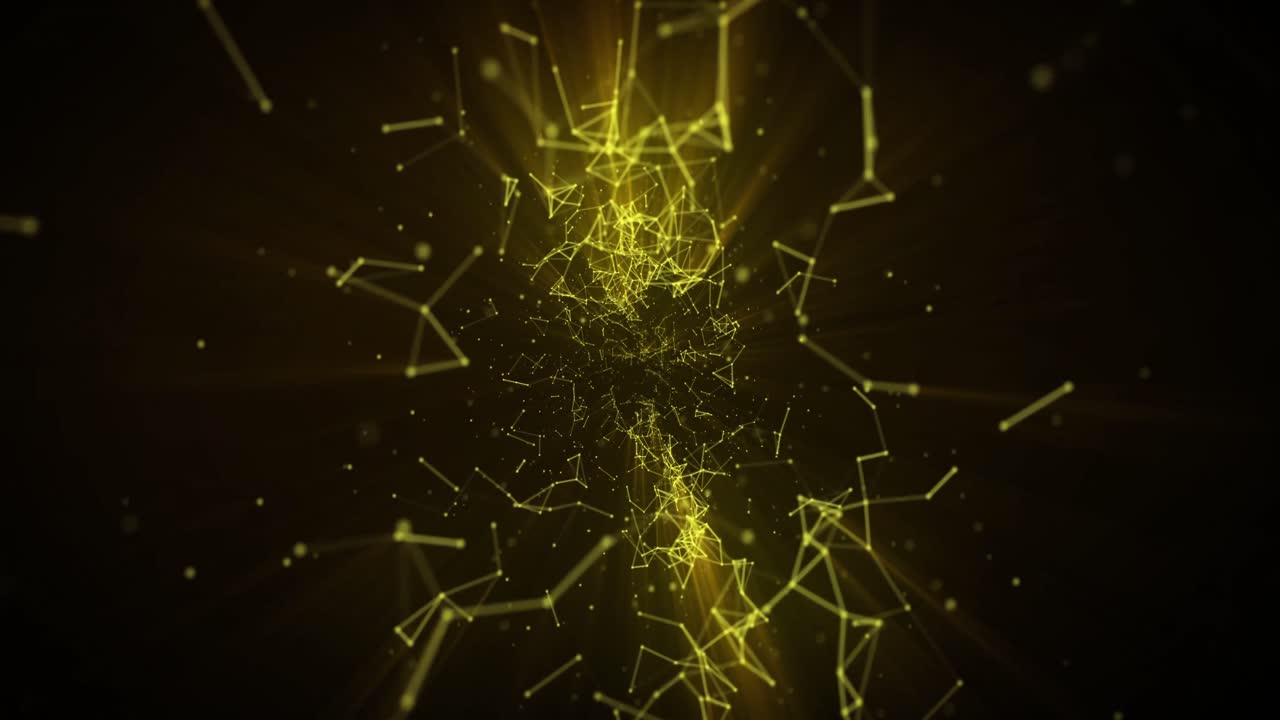 Animation of detailed plexus structure 4k