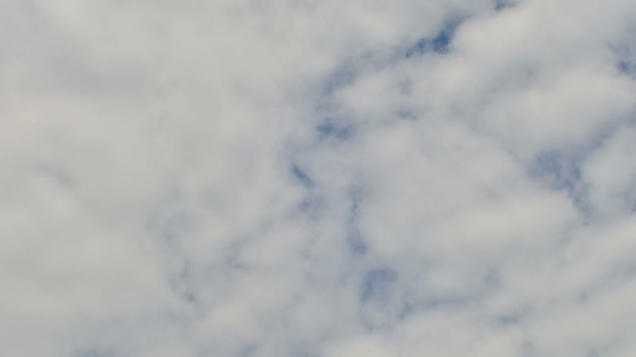 Clouds in the sky. Timelapse. Shooting in the spring