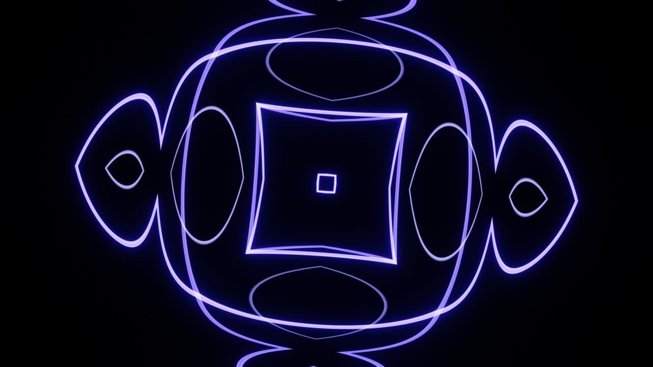 abstracción de neón para decorar fiestas musicales