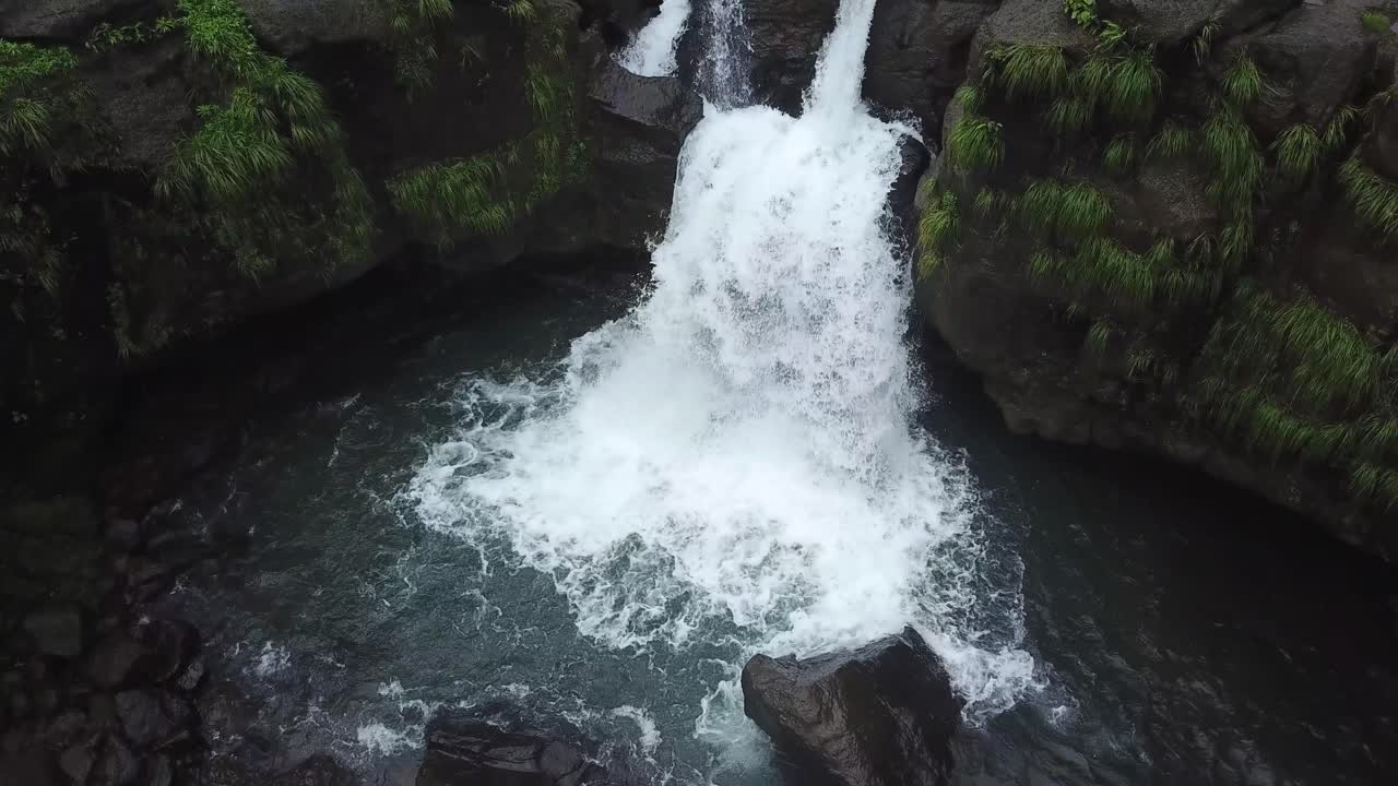 cascada en las selvas de los ghats occidentales de la india