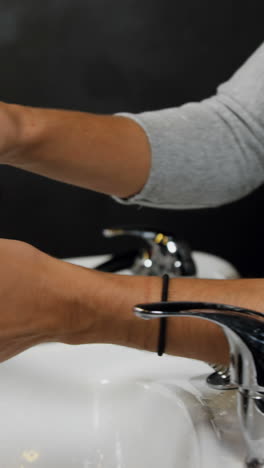 clients getting their hair wash