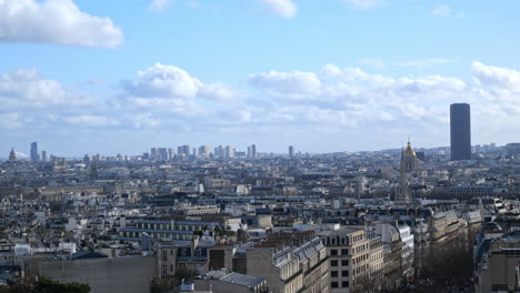 iconic landmarks dot the horizon, paris in all its glory.