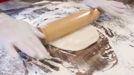 preparation of the dough
pizza dough