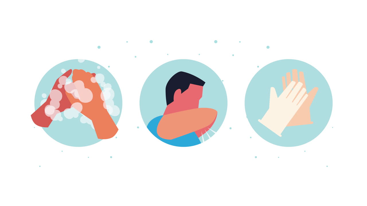 코로나19 예방 방법의 집합