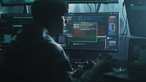 cybersecurity expert at work