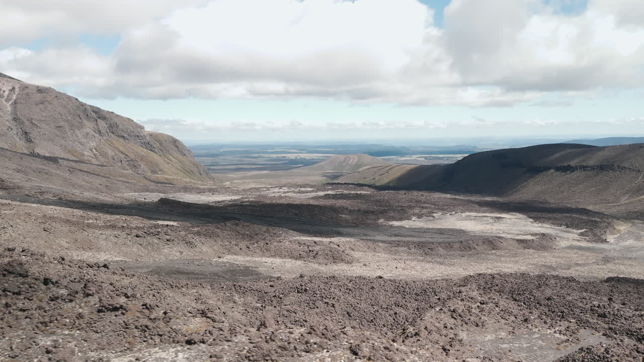 Volcanic Landscape in New Zealand