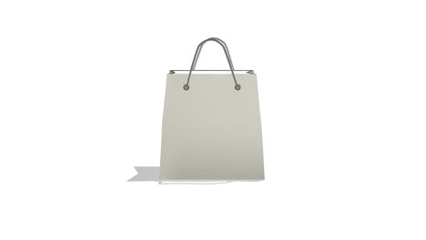 isolated shopping bag