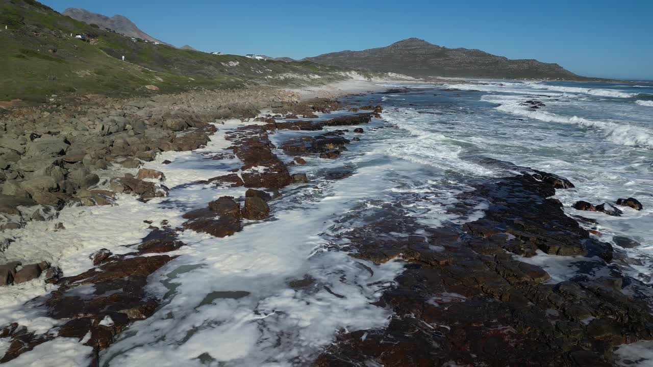 la costa en el lado atlántico de la provincia de cabo, cabo occidental
