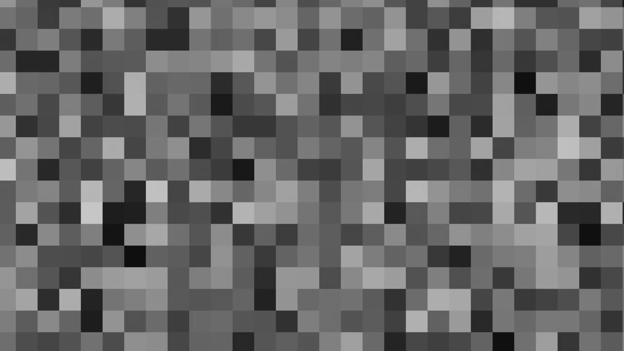 Abstract Pixelated Grayscale Grid Pattern Loop