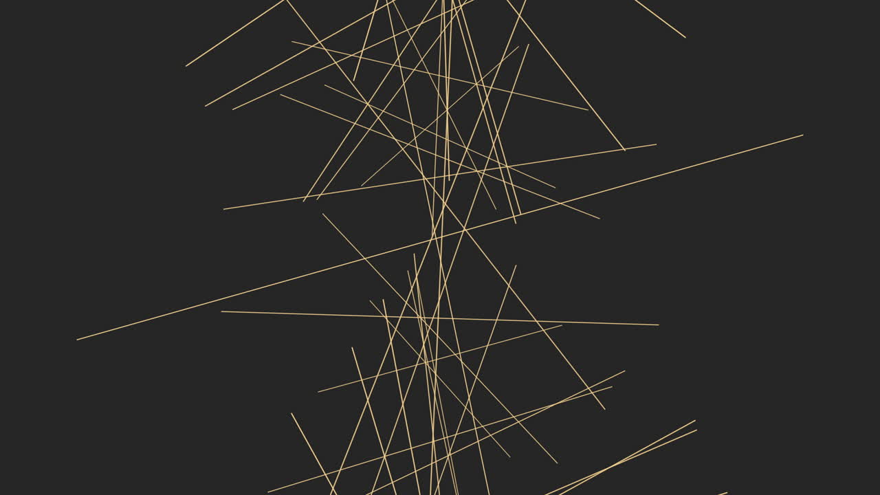 모션 소개 기하학적 검은 선 추상적 인 배경