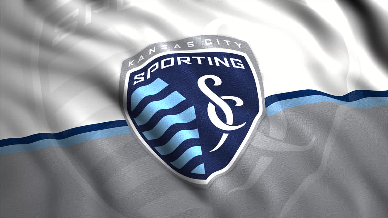 캔자스시티 스포츠 클럽의 로고가 발에