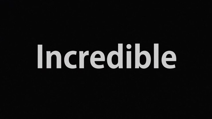 Incredible text animation message motion graphics