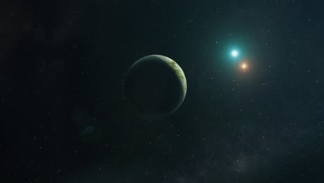 llegando a un lejano exoplaneta selvático