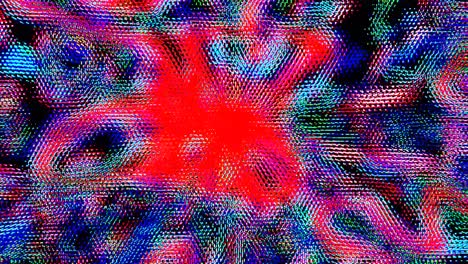 abstract kaleidoscope shining beautiful red blue line smooth motion with shining light motion