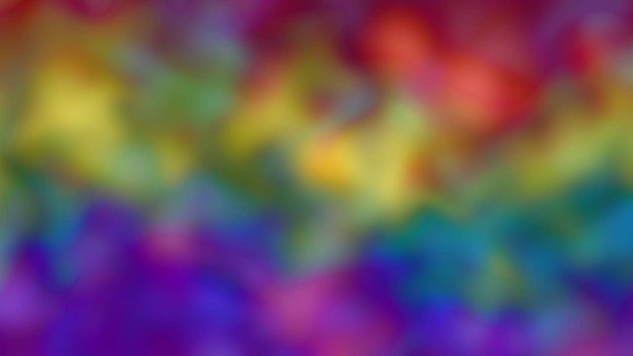 fondo abstracto vibrante en bucle - formas fractales amorfas borrosas - espectro de colores cambiantes, visual pulsante dinámico, de ensueño, composición fluida - para diseño moderno y proyectos artísticos