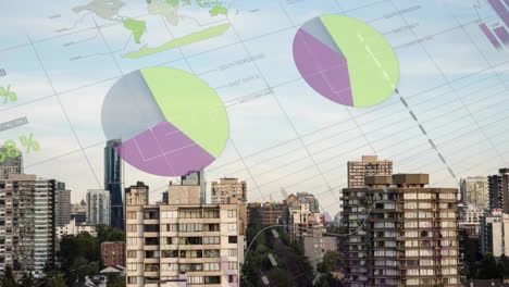 Animación-Del-Procesamiento-De-Datos-Financieros-Sobre-La-Ciudad