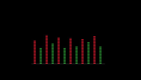 Infographic-Data-report-bar-graph-and-line-graph-chart-animated.-Grow-or-success-profit-diagram-concept-Animation-video-with-alpha-channel.