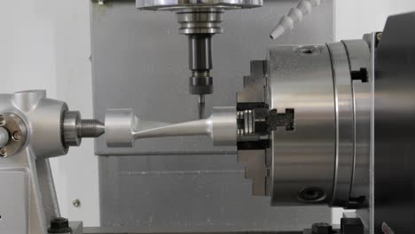 metalworking cnc milling machine. cutting metal modern processing technology.