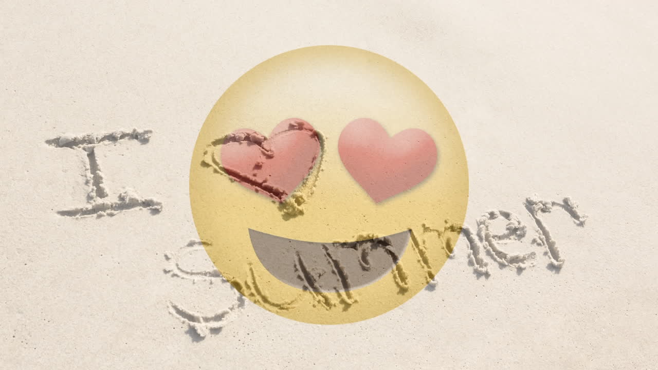 노란색 스마일리 비디오