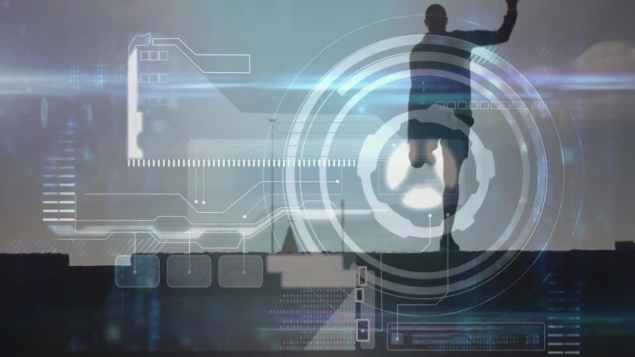 디지털 화면의 애니메이션과 데이터 처리가 적합한 사람 운동을 통해