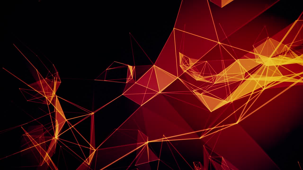 intro de promoción de monedas criptográficas. fondo geométrico abstracto con puntos y líneas de conexión.