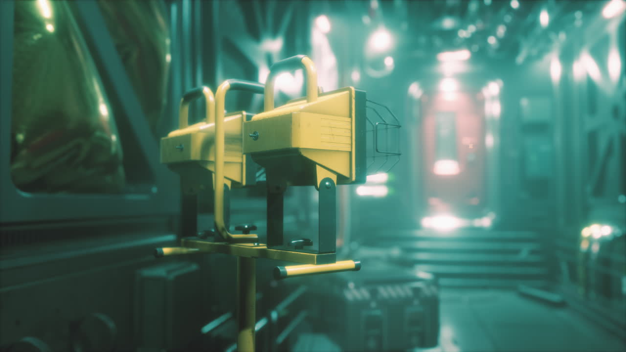 fondo ciencia ficción interior de la habitación de ciencia ficción naves espaciales corredores