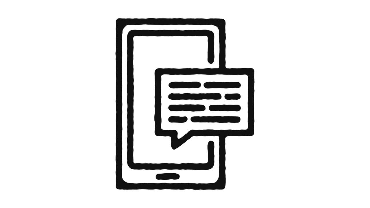 Mobile App Icon Animation Footage & Alpha Channel