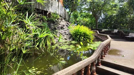 stairs to chedi wat khao hua chuk koh samui temple thailand buddhist religion