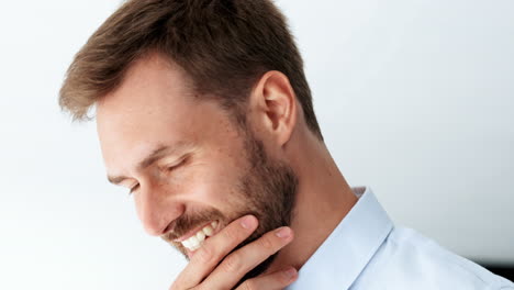 portrait of a smiling man