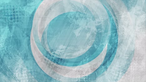 blue and grey grunge circles abstract motion design