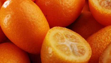 close-up of kumquats