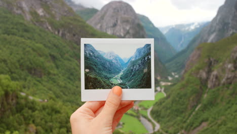 norwegian fjord landscape photo